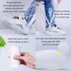 SooGree Waterproof Rain Shoe Covers Men Reusable Foldable Rain Snow Boot Shoe Covers with Reflector Non Slip Shoe Protector for Raining Day,Cycling,Gardening,Fishing,Hiking, Farming (Transparent, M) view 3