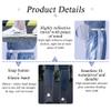 SooGree Waterproof Rain Shoe Covers Men Reusable Foldable Rain Snow Boot Shoe Covers with Reflector Non Slip Shoe Protector for Raining Day,Cycling,Gardening,Fishing,Hiking, Farming (Transparent, M) view 4