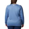 Columbia Women's Tidal Tee II Long Sleeve, Bluestone/White Logo, X-Small view 2
