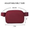Belt Bag Fanny Pack Crossbody Bags for Women Fashion Waist Packs with Adjustable Strap Gifts for Women Men Teen Girls (Wine) view 3