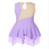Aislor Girls Sleeveless Figure Ice Roller Skating Dress Rhinestone Gymnastic Leotard Competition Costume Skating wear Purple 16 Years view 2