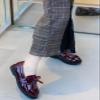 kkdom Girl's Classic Tassel School Uniform Shoes British Style Oxford Shoes US Size Little Kid 2.5 view 2
