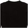 Amazon Essentials Girls' Modern Wide-Neck Pullover Sweater, Black, Large view 3