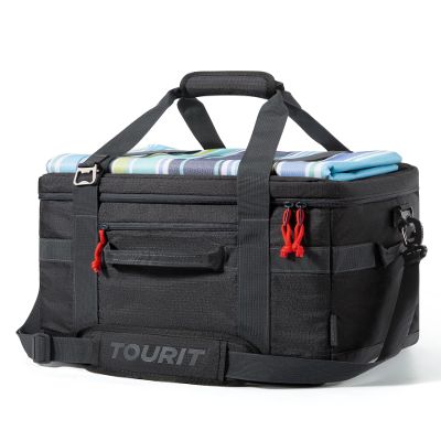 TOURIT Soft Sided Cooler Bag Insulated 48/60 Cans, Large Collapsible & Leakproof Ice Chest for Picnic, Beach, Camping, Travel