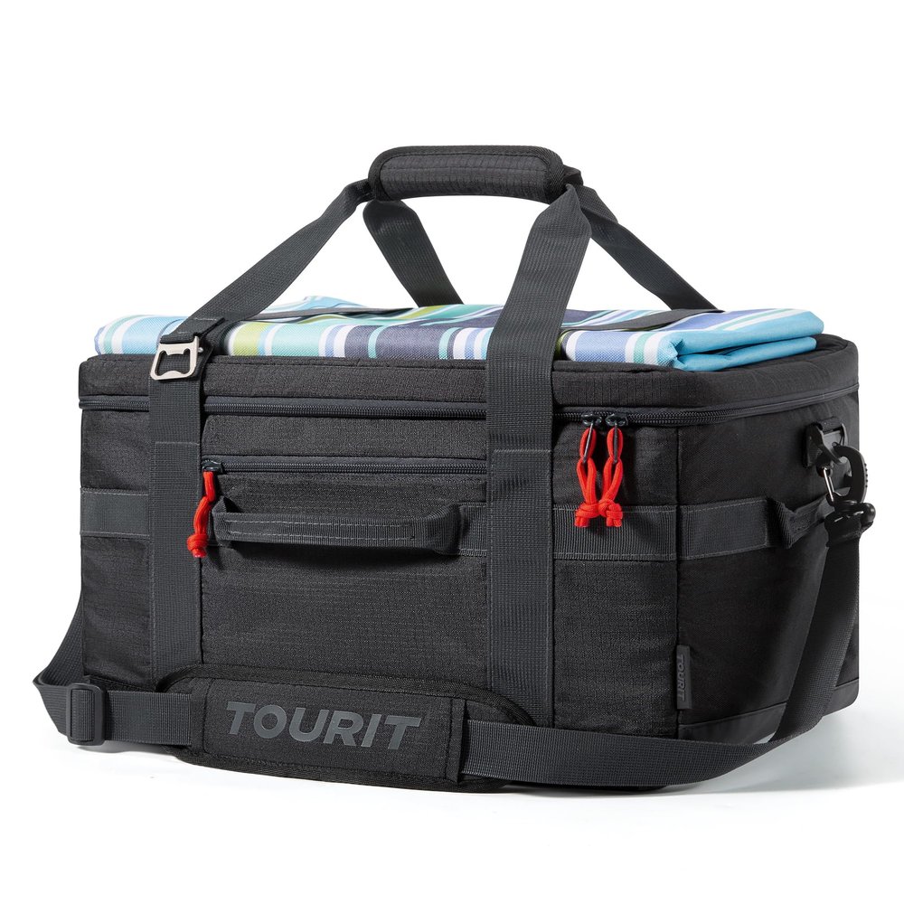 TOURIT Soft Sided Cooler Bag Insulated 48/60 Cans, Large Collapsible & Leakproof Ice Chest for Picnic, Beach, Camping, Travel