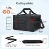 TOURIT Soft Sided Cooler Bag Insulated 48/60 Cans, Large Collapsible & Leakproof Ice Chest for Picnic, Beach, Camping, Travel view 4