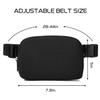 Belt Bag for Women Fanny Pack Crossbody Bags for Women Fashion Waist Packs with Adjustable Strap Gifts for Teenage Girls Women Men (Black) view 3