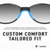 ToughAsNails Low Bridge Fit Blue Replacement Nose Pads Pieces for Oakley Leadline OO9473/Leadline OX8175 Sunglasses view 4