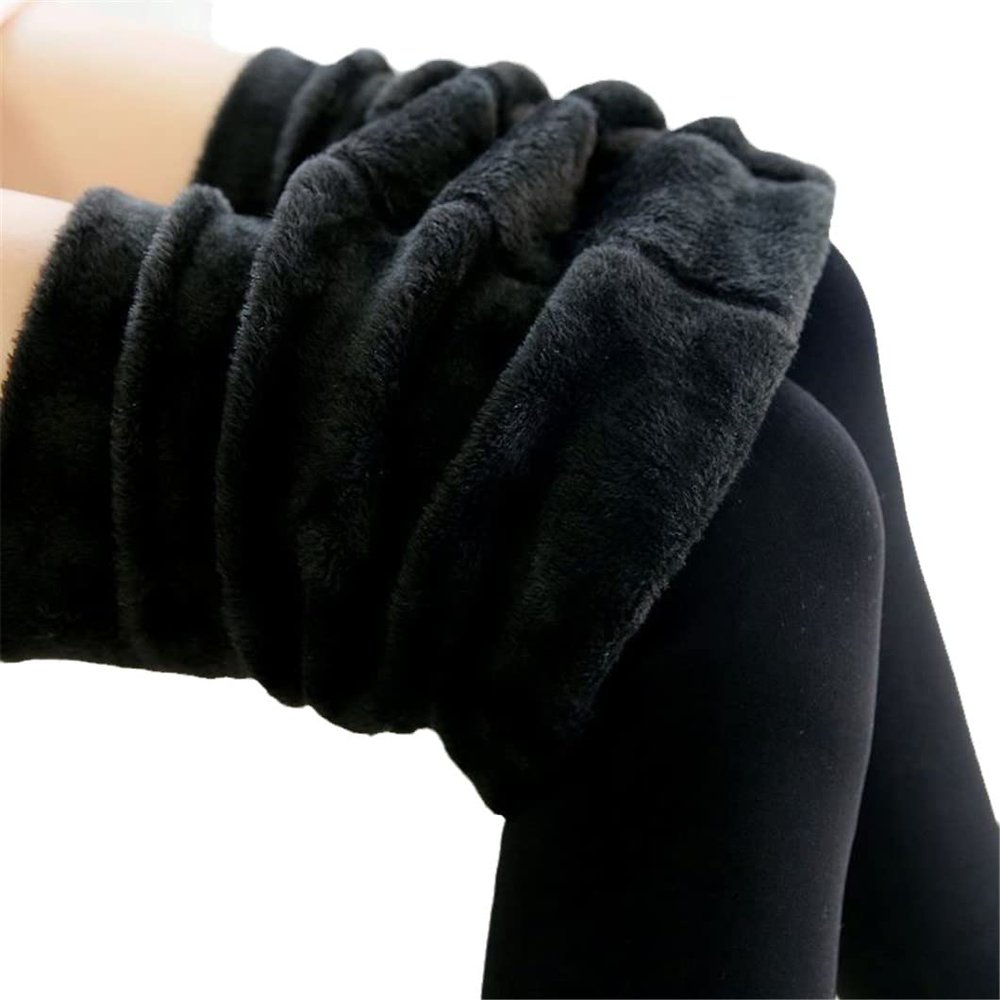 keusyoi Autumn Winter Fashion Women's Cashmere Tights Knitted Velvet Tights Elastic Slim Warm Thick Tights