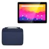 BoxWave Case Compatible with Prestigio Muze 4231 - Hard Shell Briefcase, Slim Messenger Bag Briefcase Cover Side Pockets - Navy view 1