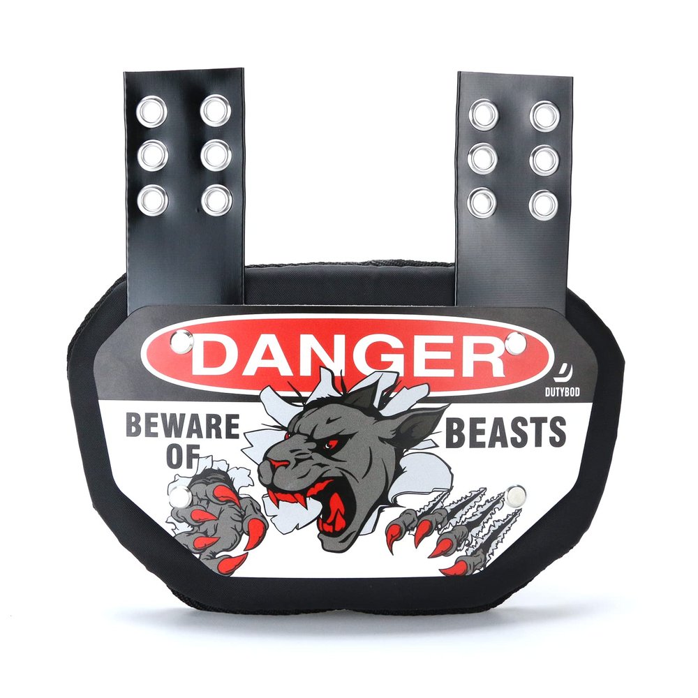 Football Back Plate Lower Back Rear Back Bone Protector Shield Back Plate for Youth & Adult (Age Above 12)