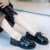 kkdom Girl's Classic Tassel School Uniform Shoes British Style Oxford Shoes Big Kid 4.5 view 2