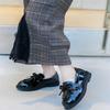 kkdom Girl's Classic Tassel School Uniform Shoes British Style Oxford Shoes Big Kid 4.5 view 3