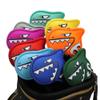 AIMSHARK Palette Golf Iron Covers / 9pcs Set/Golf Head Covers/Golf Club Covers (Bright-Yellow) view 3