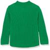Amazon Essentials Girls' Modern Wide-Neck Pullover Sweater, Green, Medium view 2
