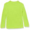 Amazon Essentials Girls' Modern Wide-Neck Pullover Sweater, Lime Green, X-Large view 1