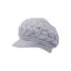 Andiker Winter Knit Hat for Women, Slouchy Beanies Cap with Brim, Warm Fleece Lined Women Thick Hat (Grey) view 1