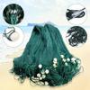 Large Fishing Gill Net Hand Made Fishing Drag Cast Net Polyethylene Beach Seine Fishing Equipment with Floats and Lead Sinkers view 2