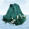 Large Fishing Gill Net Hand Made Fishing Drag Cast Net Polyethylene Beach Seine Fishing Equipment with Floats and Lead Sinkers view 3
