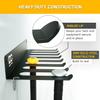 Double Circle Baseball Bat Holder For Wall - Bat Rack Wall Mount - Holds 21 Bats - Heavy Duty Metal Storage Organizer With Hardware Kit view 4