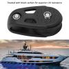 Acouto Kayak Pulley Kit 2pcs Nylon Kayak Slide Rail Anchor Trolley Pulley Block Sheave for Ship Yacht Canoe Trailer Boat Marine Garage view 3