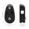 Acouto Kayak Pulley Kit 2pcs Nylon Kayak Slide Rail Anchor Trolley Pulley Block Sheave for Ship Yacht Canoe Trailer Boat Marine Garage view 4