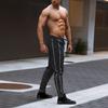 BROKIG Men's Slim Fit Workout Joggers Pants, Casual Breathable Gym Training Tapered Sweatpants with Zipper Pockets(X-Large,Dark Gray) view 3