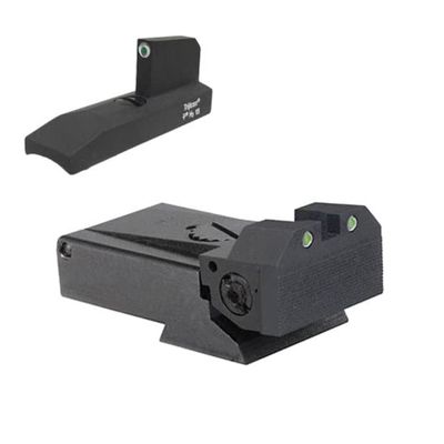 Kensight Ruger MKII, MKIII & MKIV Adjustable Target Rear Tritium Night Sight Set w/Beveled 960995