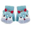 Kids Convertible Flip Top Gloves Cute Reindeer Knitted Gloves Fingerless Fleece Mitten for Boy Girl 3-8 Year view 4
