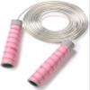 ELORES Skipping Rope Weighted Silicone Handles Adjustable Length Jumping Rope for Basic Jumping Training for Women & Men Workouts,Fitness, Endurance Weight Lose view 1