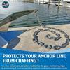 WAVESRX Stainless Steel Anchor Chain for Boats, Jet Skis & PWC | Premium Marine Grade Zero-Rust Boat Anchor Stainless Steel Chain with Anti-Lost Dual Link Shackles | Must-Have Boat Accessories | 5 FT view 4