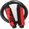 ELORES Weighted Jump Rope Workout, Tangle-Free Skipping Rope with Stainless Steel Bearing and Foam Handle Suitable for Women Men Gym Fitness Exercise view 1