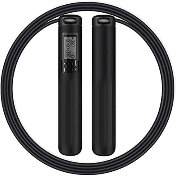 ELORES Jump Rope,Tangle-Free Ball Bearing Speed Rope Cable Skipping Rope,Adjustable Jumping Rope Workout with Non-Slip Handle