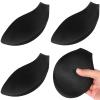 Abaodam 4Pcs Men Bulge Mens Padded Underwear Cup Sponge Pad Swimwear Padded Pump Package Removable Pad for Swimwear Brief Shorts Underwear Black Shorts Cups view 1