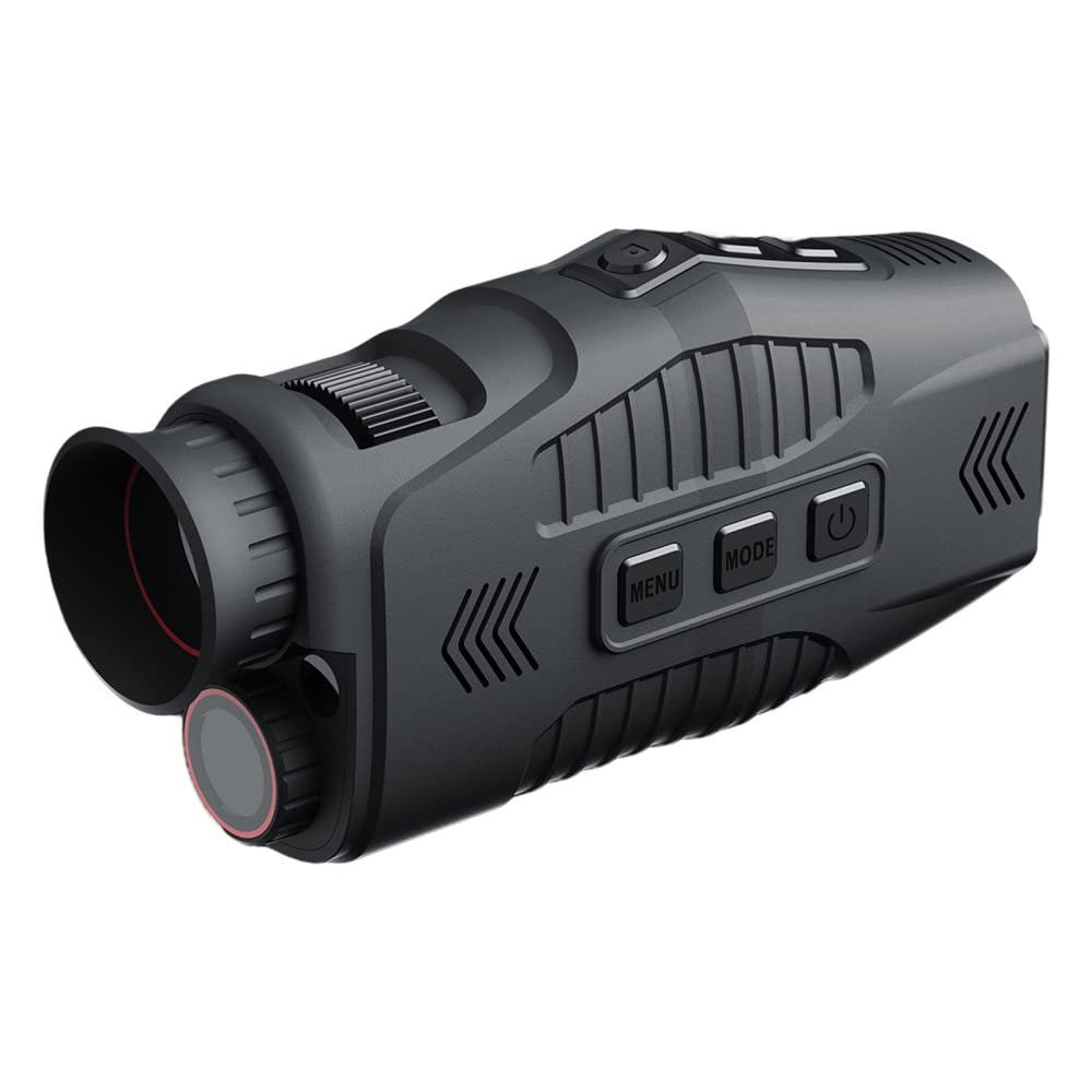 Night Vision Goggles,1080P Infrared Digital Night Vision Monocular, 5X Digital Zoom 300m Full Dark Viewing Distance, Photos & Videos, for Hunting,Camping,Travel