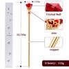 Gold Festival Wand Pageant Costume Accessory (Red) view 2