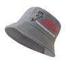 Rose Custom Bucket Hat for Womens Embroidery/Print Outdoor Wholesale Custom Hats Grey view 1