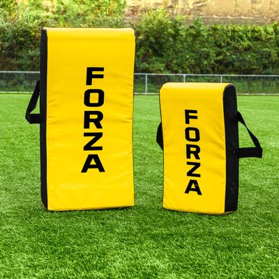 FORZA Professional PVC Rugby Curved Hit Shield - Impact Shield | Rugby/Football Training Equipment | Rugby Bag | Rugby Tackle Pad (Junior)