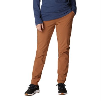 Columbia Women's Anytime Softshell Pull On Pant, Camel Brown, X-Large