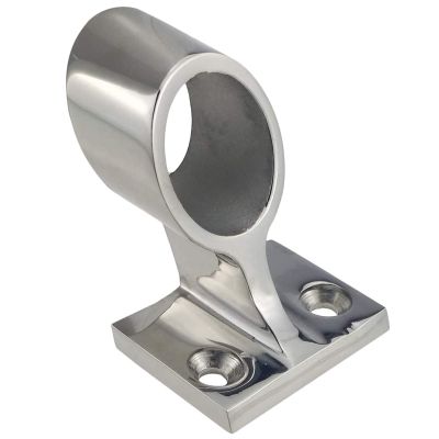 2 Pcs 60 Marine Boat 316 Stainless Steel 1" Hand Rail Fitting Center Support Bracket Stanchion Hardware for 25mm Tube(2, 1inch 25mm)