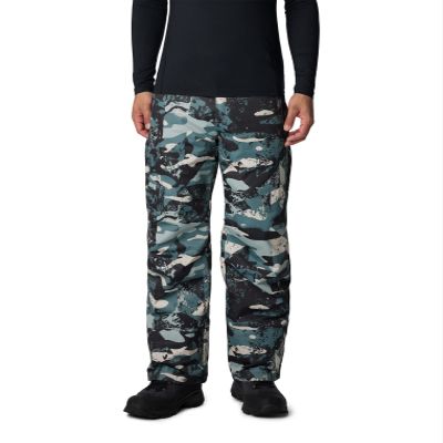 Columbia Men's Bugaboo IV Pant, Metal Geoglacial Print, 6X Big