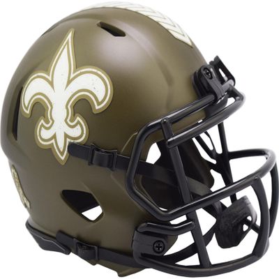 Riddell New Orleans Saints NFL Salute to Service Speed Mini Helmet