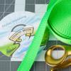 Country Brook Design - Nylon Webbing 1 Inch Straps for Bags, Furniture Straps, Molle Straps, Nylon Strap, Bag Straps, Lashing Straps, Purse Making Supplies (Hot Lime Green, 50 Yards) view 3