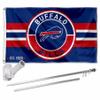 Buffalo Bills Patch Logo Flag Pole and Bracket Mount Kit view 1