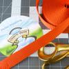 Country Brook Design - Nylon Webbing 1 Inch Straps for Bags, Furniture Straps, Molle Straps, Nylon Strap, Bag Straps, Lashing Straps, Purse Making Supplies (Orange, 50 Yards) view 3
