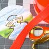 Country Brook Design - Nylon Webbing 1 Inch Straps for Bags, Furniture Straps, Molle Straps, Nylon Strap, Bag Straps, Lashing Straps, Purse Making Supplies (Neon Orange, 50 Yards) view 3