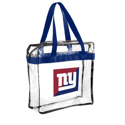FOCO NFL Clear Stadium Messenger Bag for Football Game - Vinyl (New York Giants)