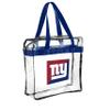 FOCO NFL Clear Stadium Messenger Bag for Football Game - Vinyl (New York Giants) view 1
