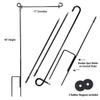 WinCraft Phoenix Suns Hardwood Retro Classics Garden Flag and Pole Stand Holder view 4