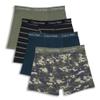 Calvin Klein Boys Modern Cotton Boxer Brief Underwear 4-Pack, Camostripe Pk, X-Small view 1